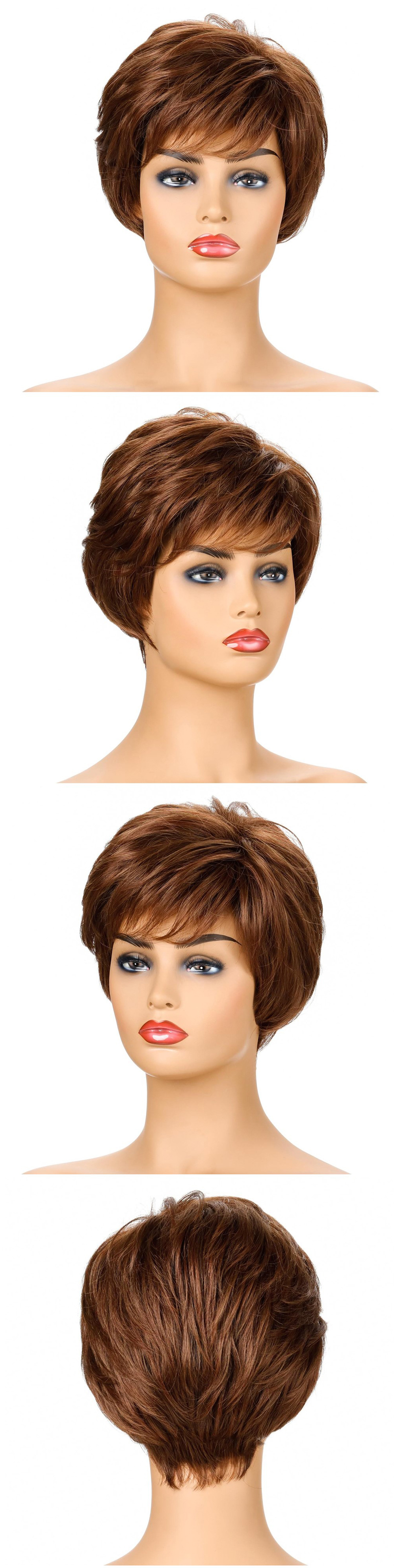 YOUR STYLE Wholesale Synthetic Hair Wig Suppliers China Short Pixie Wigs Ladies Hair Wig-YOUR STYLE, synthetic wigs synthetic hair extension