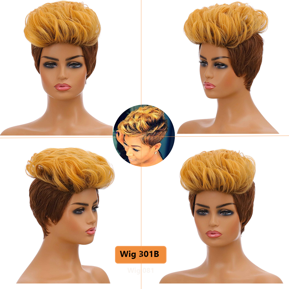 YOUR STYLE Hot Hair Wig Suppliers  Short Layered Haircut Synthetic Wig Supplier Reliable Pixie Cut Wig Amazon-YOUR STYLE, synthetic wigs synthetic hair extension