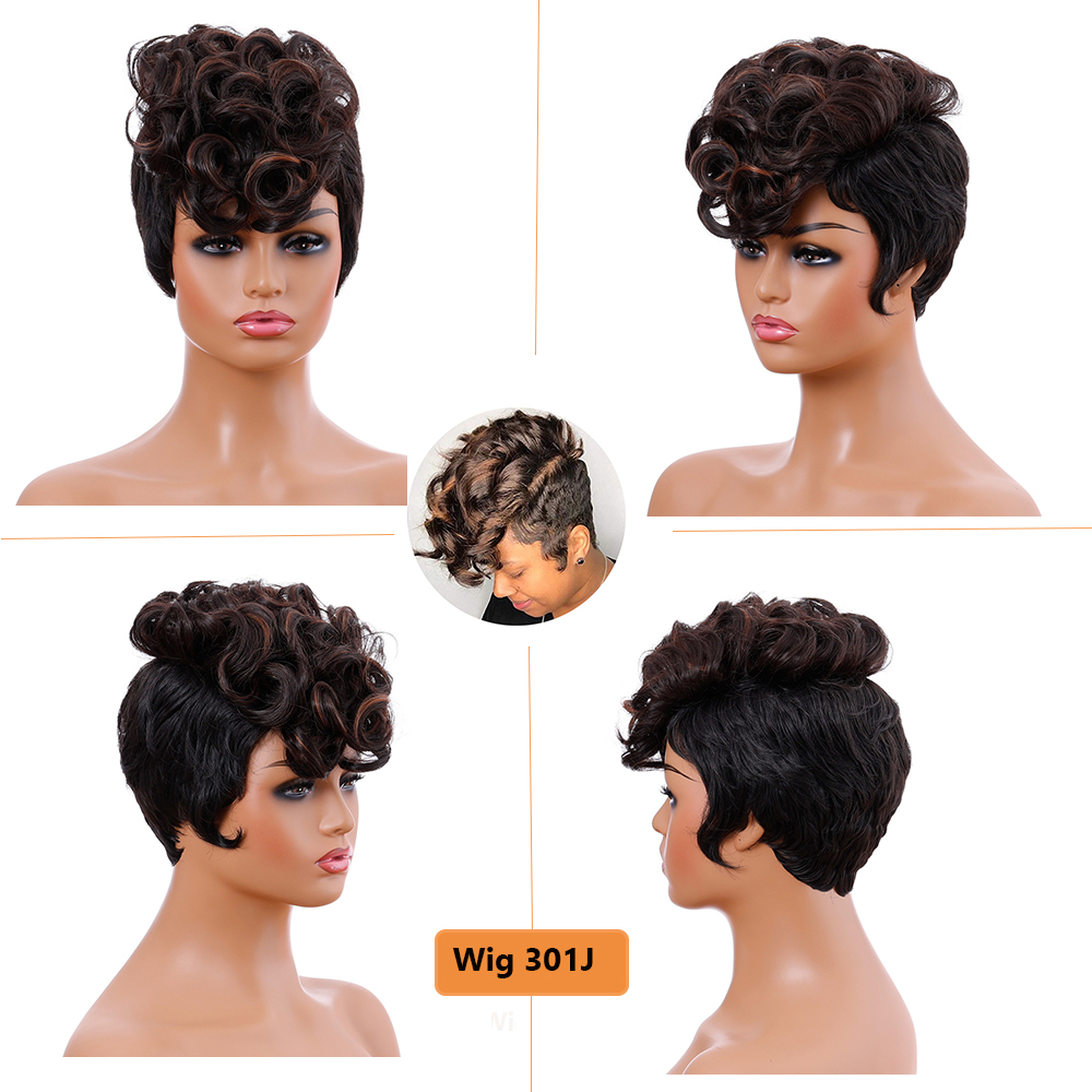 YOUR STYLE Hot Hair Wig Suppliers  Short Layered Haircut Synthetic Wig Supplier Reliable Pixie Cut Wig Amazon-YOUR STYLE, synthetic wigs synthetic hair extension