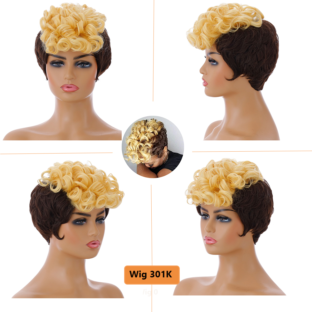 YOUR STYLE Hot Hair Wig Suppliers  Short Layered Haircut Synthetic Wig Supplier Reliable Pixie Cut Wig Amazon-YOUR STYLE, synthetic wigs synthetic hair extension