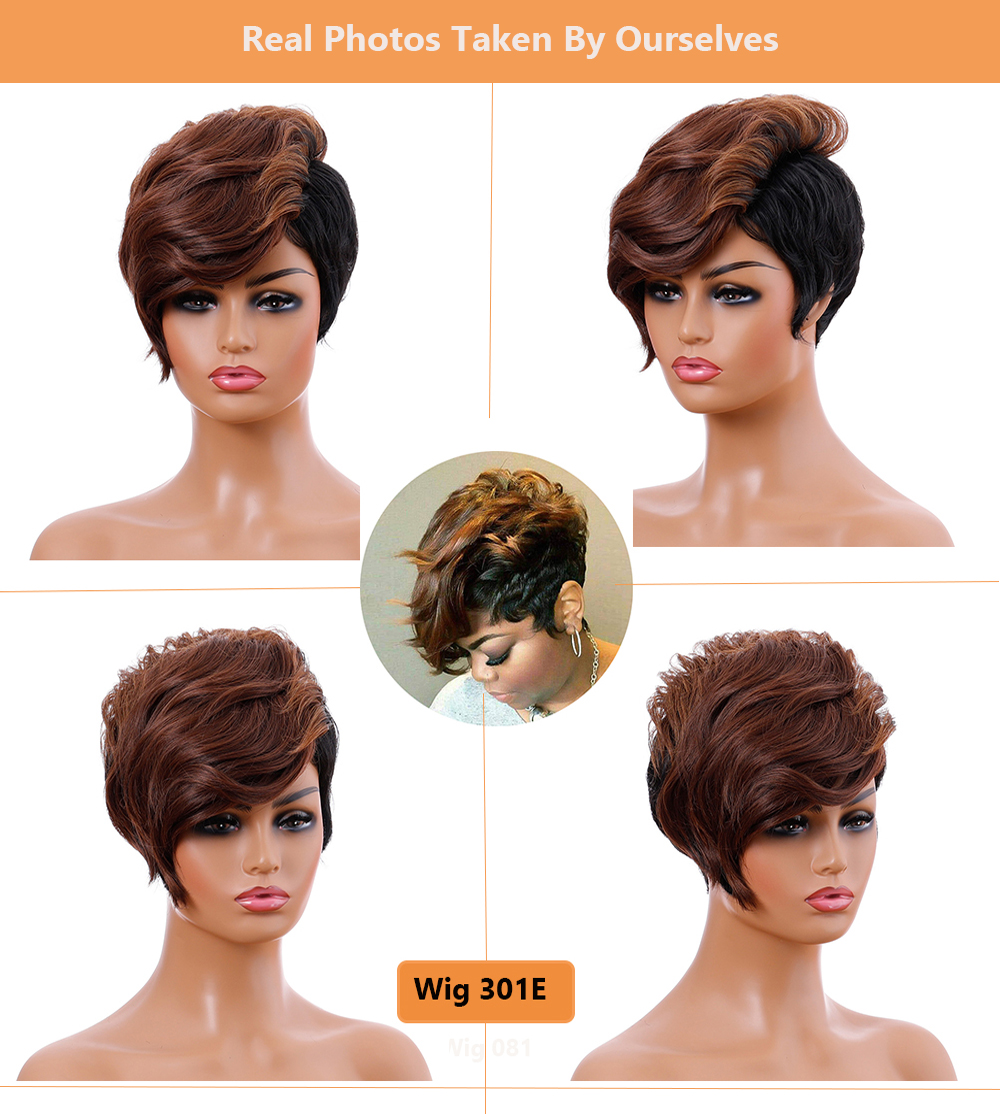 YOUR STYLE Hot Hair Wig Suppliers  Short Layered Haircut Synthetic Wig Supplier Reliable Pixie Cut Wig Amazon-YOUR STYLE, synthetic wigs synthetic hair extension