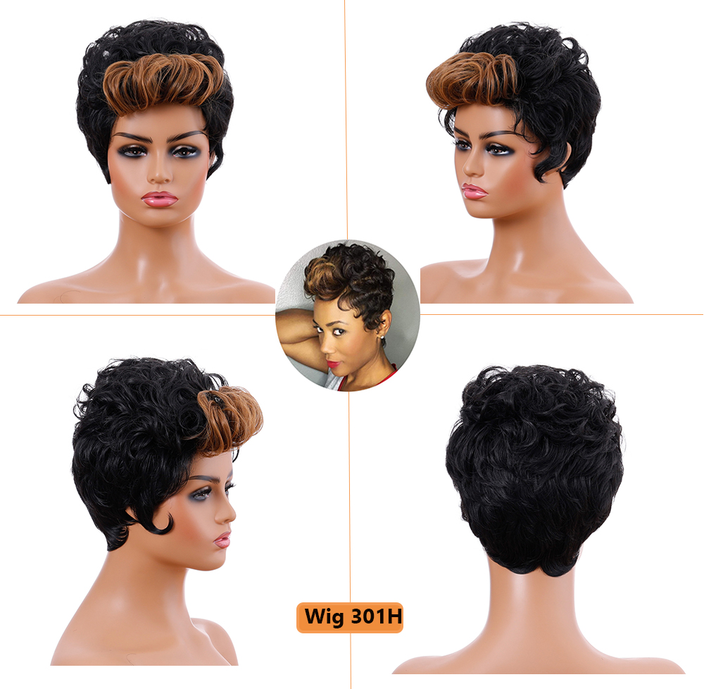 YOUR STYLE Hot Hair Wig Suppliers  Short Layered Haircut Synthetic Wig Supplier Reliable Pixie Cut Wig Amazon-YOUR STYLE, synthetic wigs synthetic hair extension