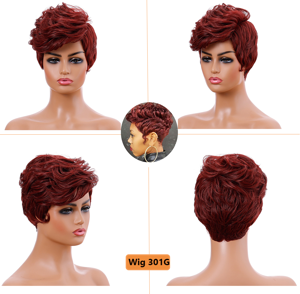 YOUR STYLE Hot Hair Wig Suppliers  Short Layered Haircut Synthetic Wig Supplier Reliable Pixie Cut Wig Amazon-YOUR STYLE, synthetic wigs synthetic hair extension