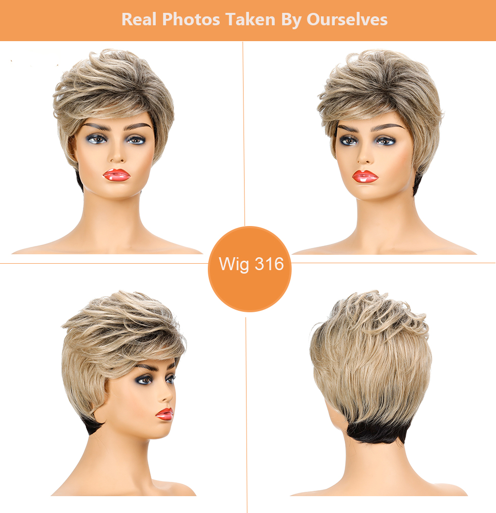 YOUR STYLE, Synthetic Wigs Wholesale Suppliers Short Layed Wig For Women Fluffy-YOUR STYLE, synthetic wigs synthetic hair extension