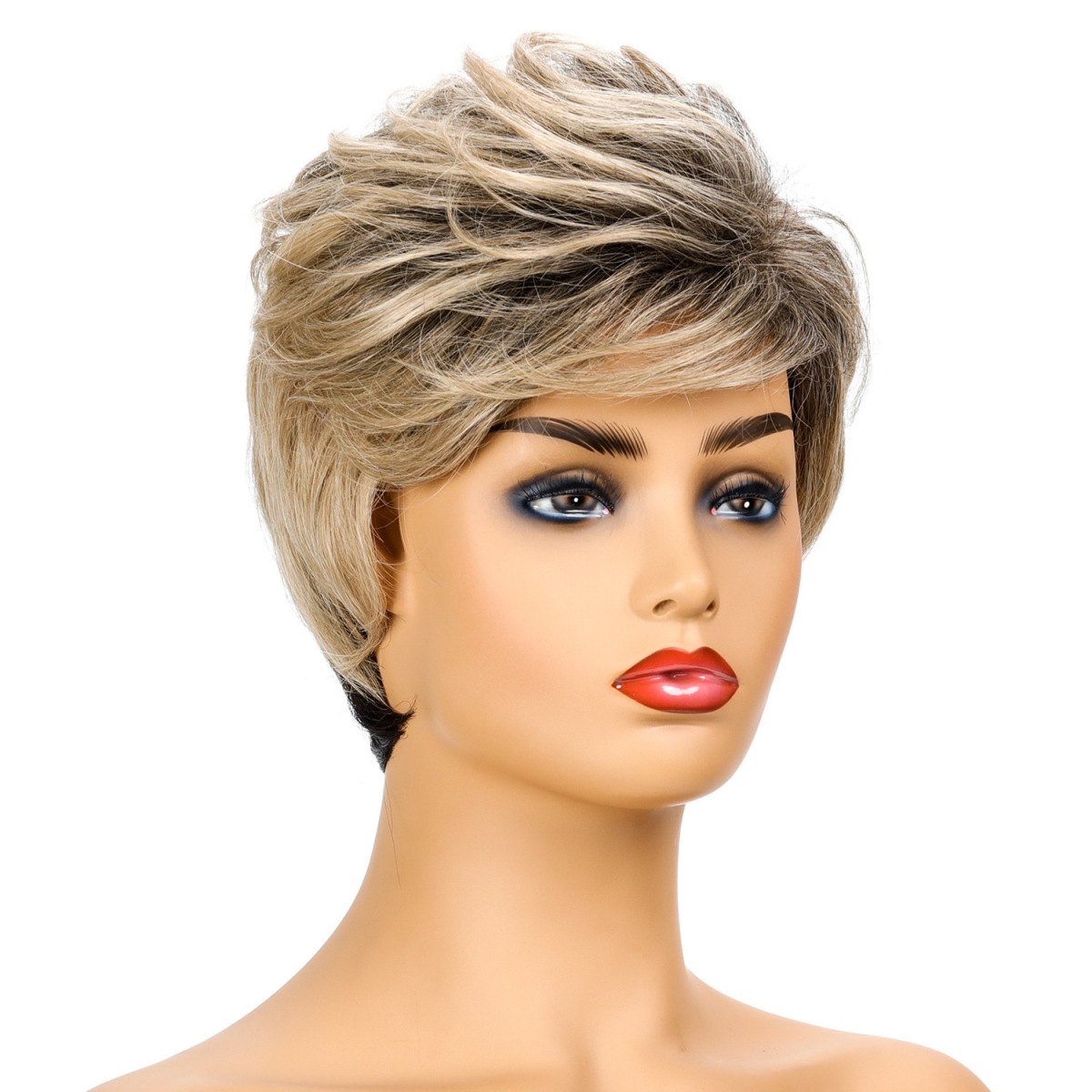 YOUR STYLE, Synthetic Wigs Wholesale Suppliers Short Layed Wig For Women Fluffy-YOUR STYLE, synthetic wigs synthetic hair extension