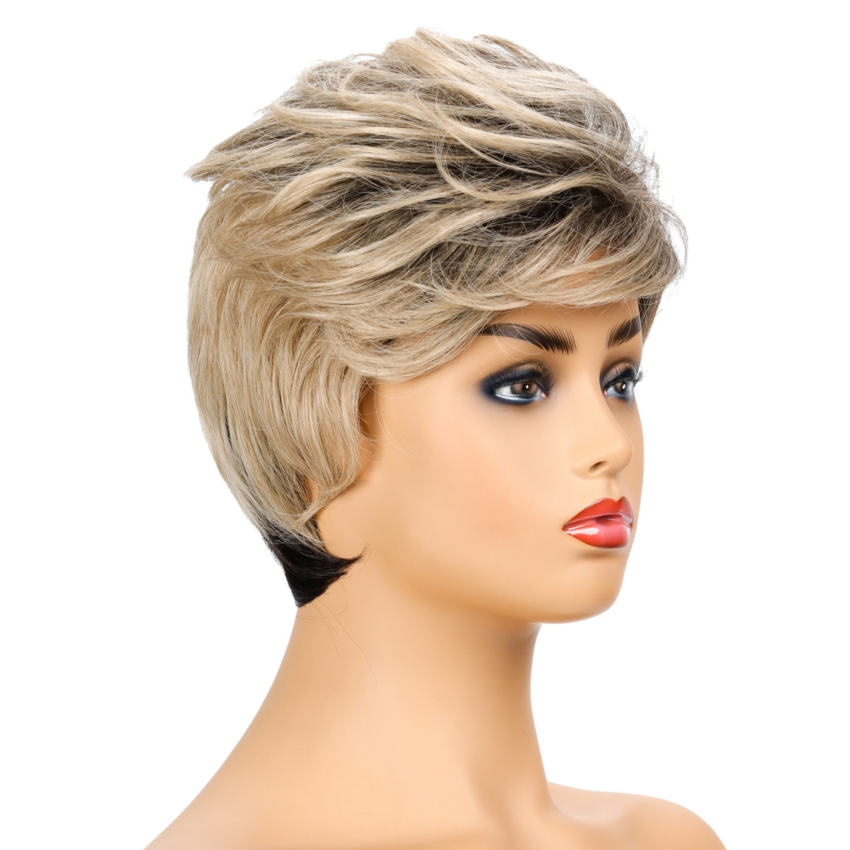 YOUR STYLE, Synthetic Wigs Wholesale Suppliers Short Layed Wig For Women Fluffy-YOUR STYLE, synthetic wigs synthetic hair extension