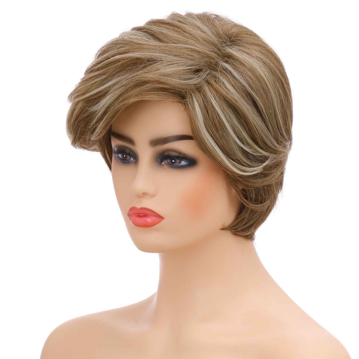 STYLE YOUR , Hair Wig Suppliers China Short Peruks For Women Short Haircuts Hairstyle Synthetic-YOUR STYLE, perukên sentetîk dirêjkirina porê sentetîk