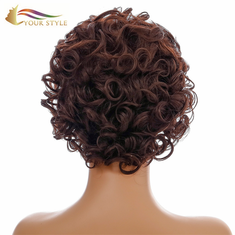 YUOR STYLE , Wig Wholesalers muChina Short Pixie Wig Hairstyles Short Wig Auburn-YAKO STYLE, synthetic wigs synthetic hair extension.