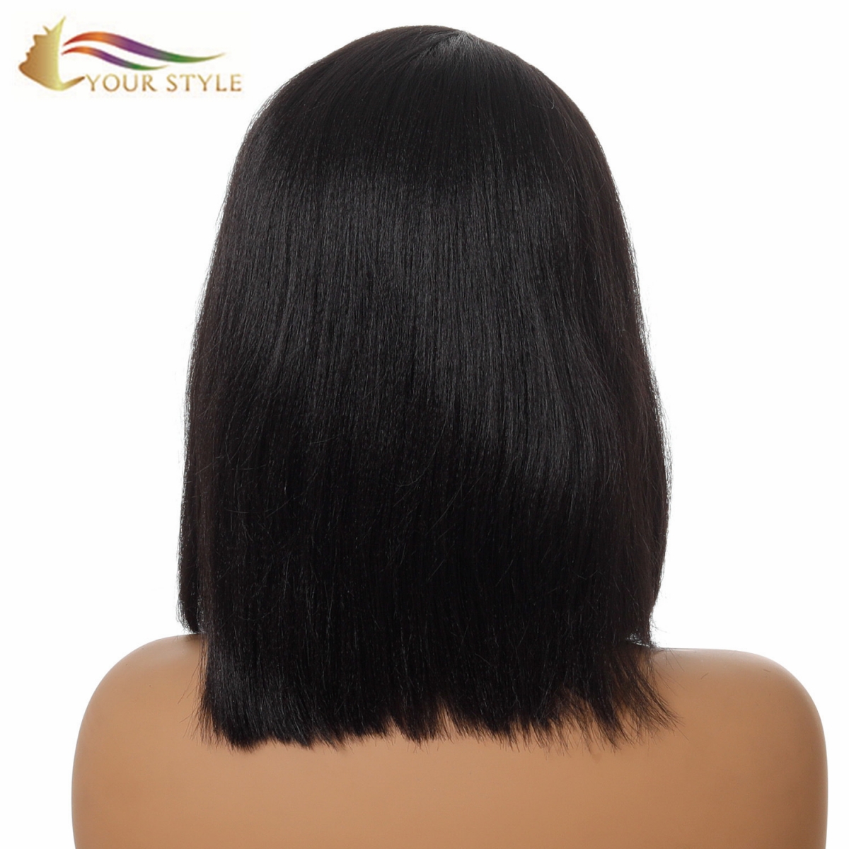 MOKHOA OA HAO , Wig Wholesalers in China Straight Wig Medium Length For Afro Black Women Ladies White Women Black-StyLE HAO, synthetic wigs synthetic hair extension