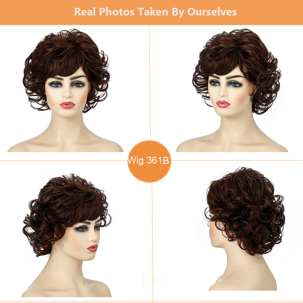 YOUR STYLE ,High Quality Synthetic Wig Suppliers Short Bob Wig With Bangs Short Wig Afro-YOUR STYLE, synthetic wigs synthetic hair extension