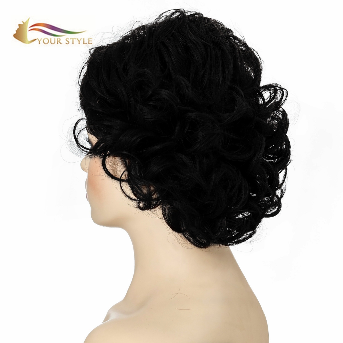 YOUR STYLE ,High Quality Synthetic Wig Suppliers Short Bob Wig With Bangs Short Wig Afro-YOUR STYLE, synthetic wigs synthetic hair extension