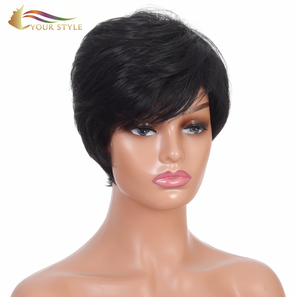 YOUR STYLE , Best Synthetic Wig Vendors Short Wigs for Black Women Short Pixie Style Wigs Best Haircut in Short Hair-YOUR STYLE, synthetic wigs synthetic hair extension