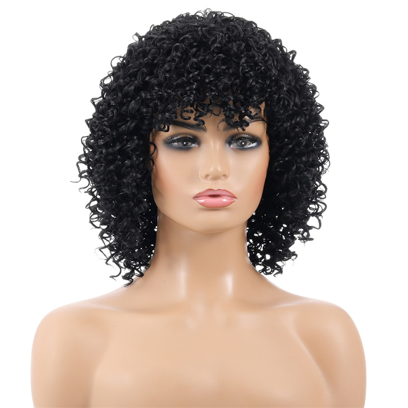 YOUR STYLE , Wig Suppliers in China Afro Kinky Curly Wigs Short CurlY  BOB Wigs For Black Women-YOUR STYLE, synthetic wigs synthetic hair extension