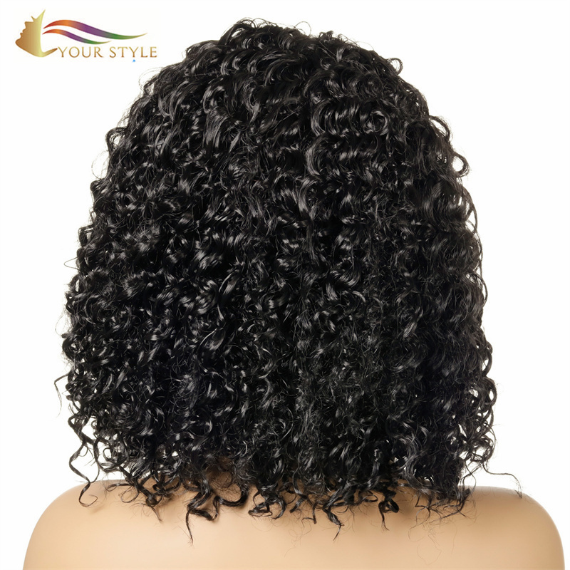 YOUR STYLE , Synthetic Afro Wig Short Curly Wig Afro Wigs For African American Women Girls Ladies Cosplay-YOUR STYLE, synthetic wigs synthetic hair extension