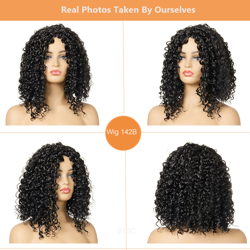 MOKHOA OA HAO , Synthetic Afro Wig Short Curly Wig Afro Wigs For African American Women Girls Girls Ladies Cosplay-SOTLE EA HAO, liwigs tsa maiketsetso tse atolositsoeng tsa moriri