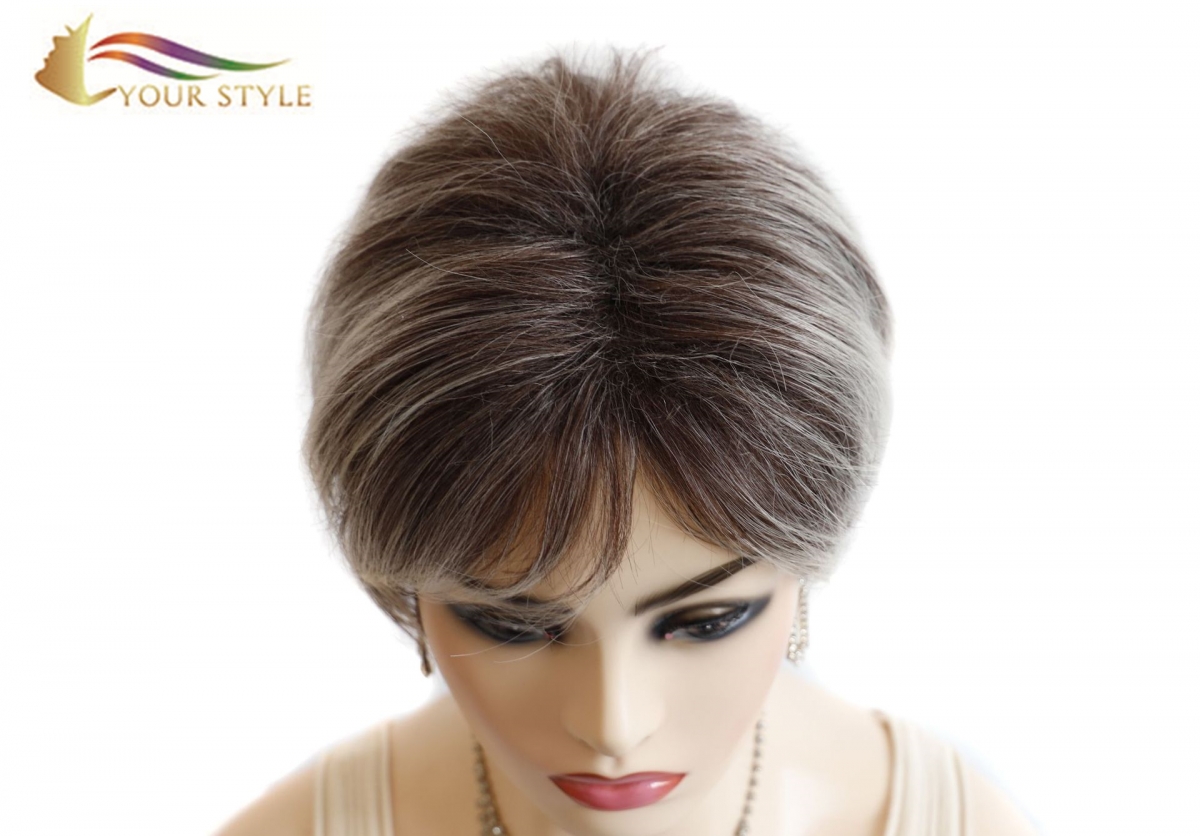 YOUR STYLE , Wholesale Synthetic Short Wigs For Women Short Haircuts Hairstyle Pixie Wig-YOUR STYLE, synthetic wigs synthetic hair extension