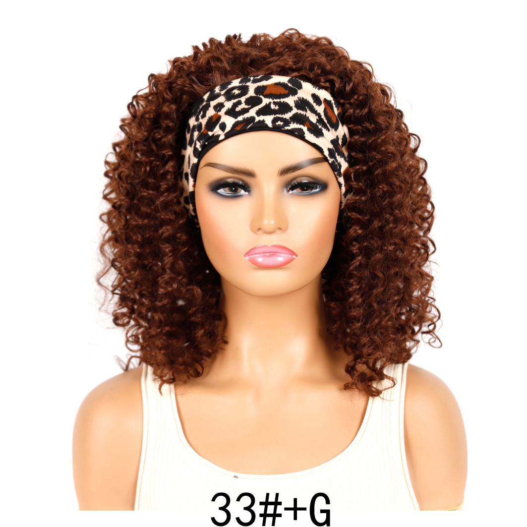 STAYELA SAKHO , ​​I-Synthetic Headband Wig Curly Bob Wig Yabesifazane Abamnyama I-Deep Wave Izitayela Zezinwele zika-Bob Ezimfushane Amawigi Amantombazane Amnyama Amantombazane I-Afro Wig Ye-Halloween-ISITAYELA SAKHO, isandiso sezinwele zokwenziwa zokwenziwa