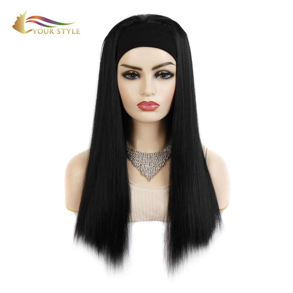 YOUR STYLE, Wig Wholesale Synthetic Hair Wigs Long Straight Headband Wigs-YOUR STYLE, synthetic wigs synthetic hair extension