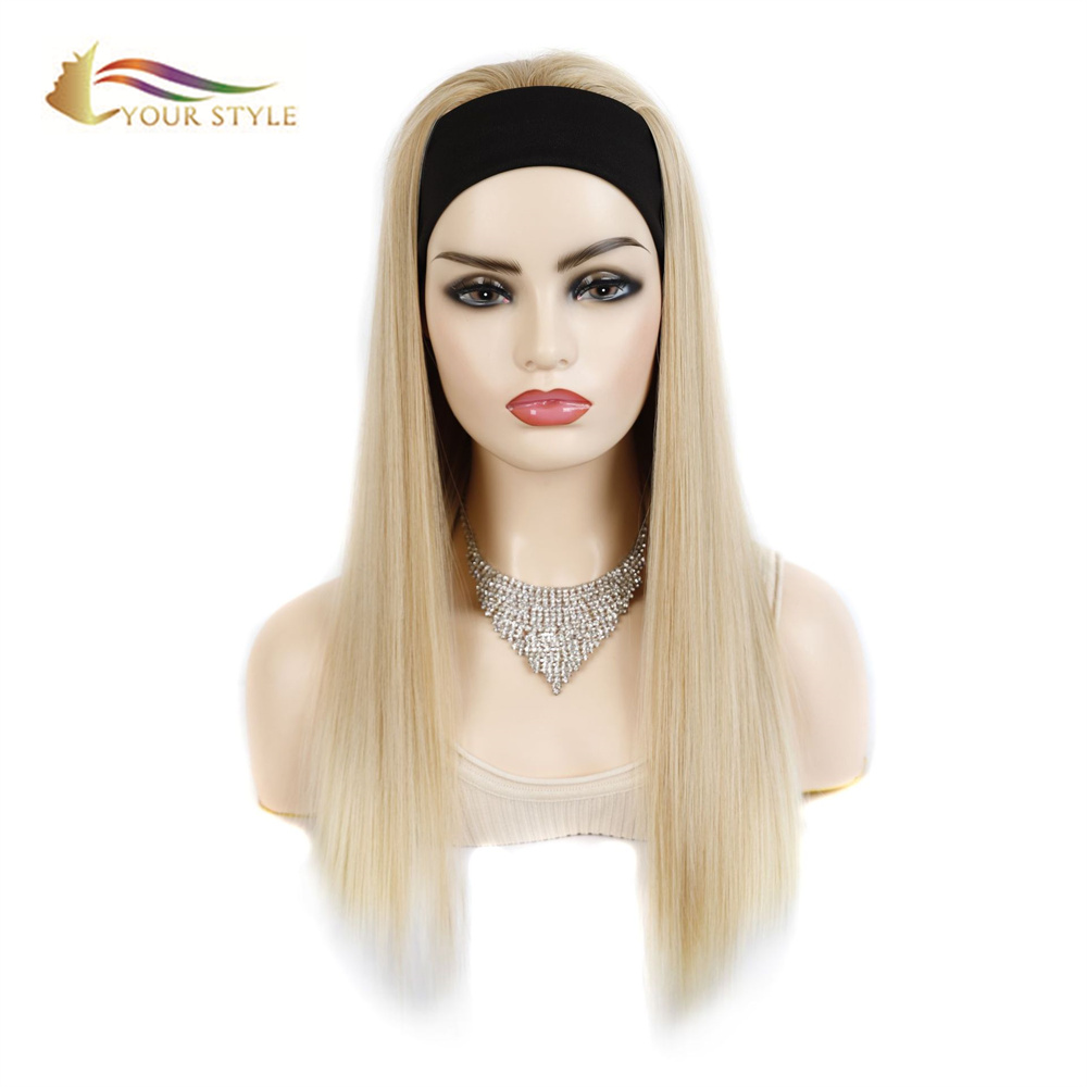 YOUR STYLE, Wig Wholesale Synthetic Hair Wigs Long Straight Headband Wigs-YOUR STYLE, synthetic wigs synthetic hair extension