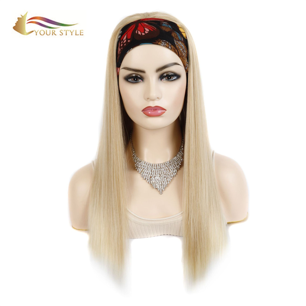 YOUR STYLE, Wig Wholesale Synthetic Hair Wigs Long Straight Headband Wigs-YOUR STYLE, synthetic wigs synthetic hair extension