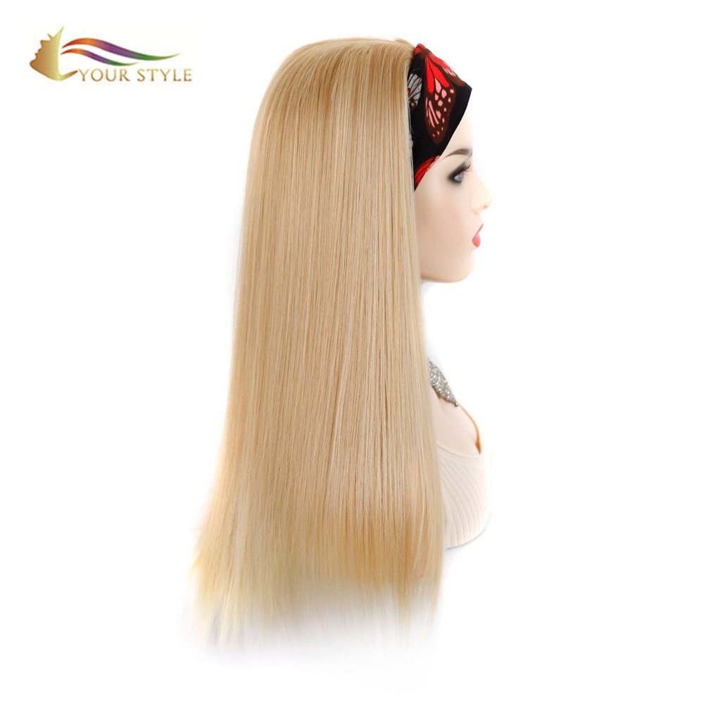 YOUR STYLE, Wig Wholesale Synthetic Hair Wigs Long Straight Headband Wigs-YOUR STYLE, synthetic wigs synthetic hair extension