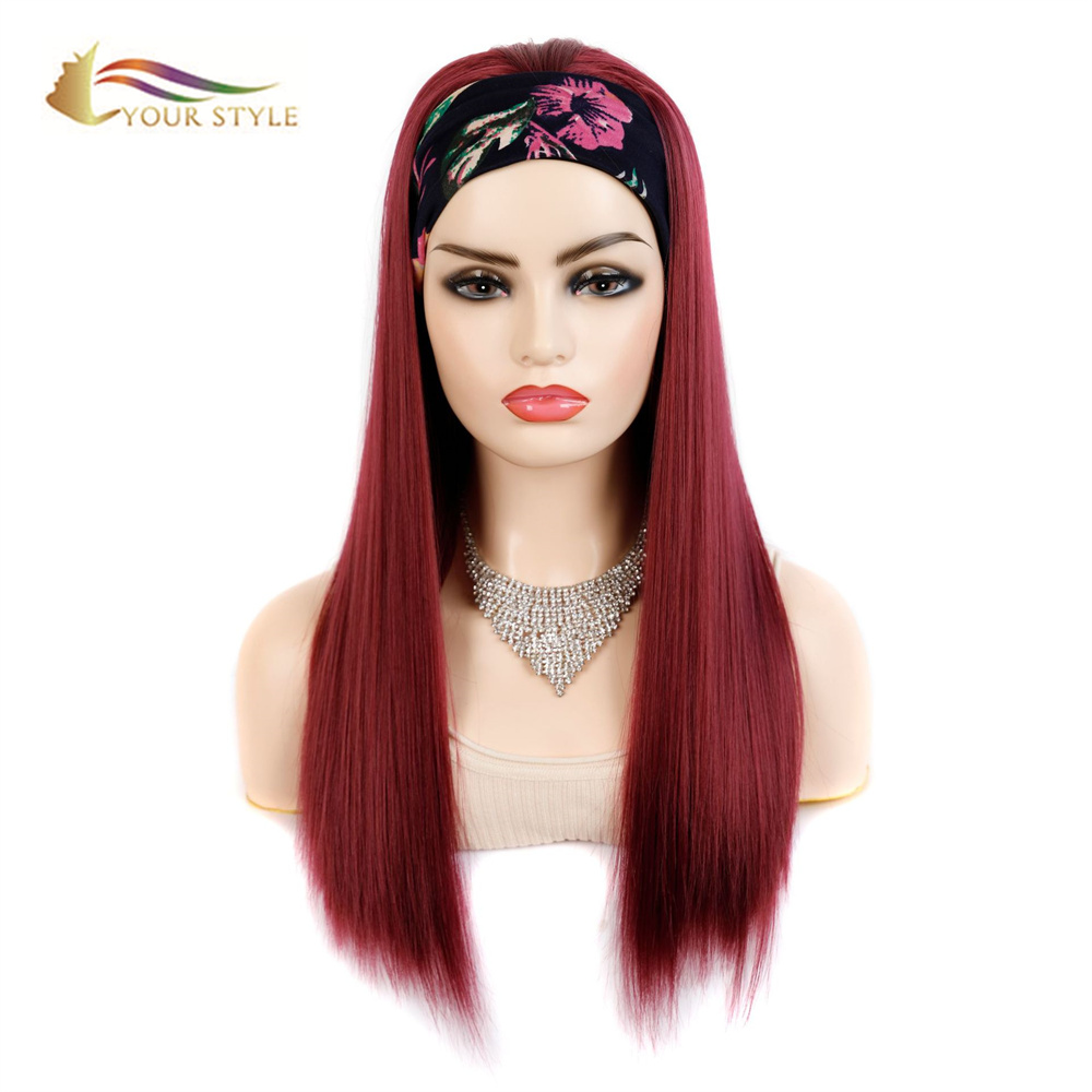 YOUR STYLE, Wig Wholesale Synthetic Hair Wigs Long Straight Headband Wigs-YOUR STYLE, synthetic wigs synthetic hair extension