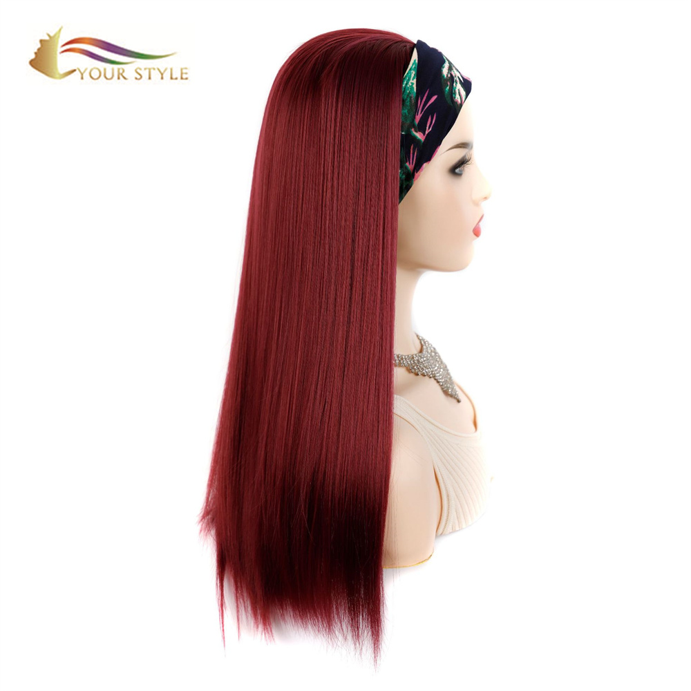 YOUR STYLE, Wig Wholesale Synthetic Hair Wigs Long Straight Headband Wigs-YOUR STYLE, synthetic wigs synthetic hair extension