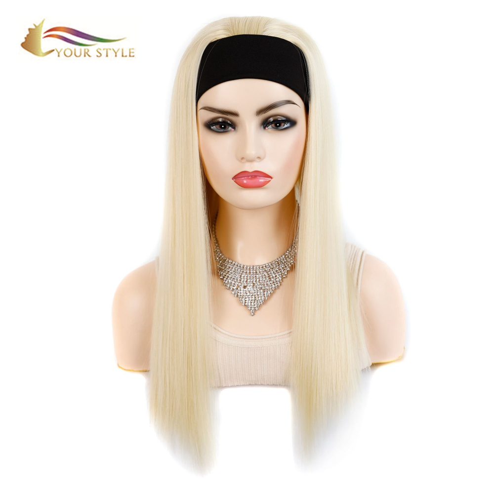 YOUR STYLE, Wig Wholesale Synthetic Hair Wigs Long Straight Headband Wigs-YOUR STYLE, synthetic wigs synthetic hair extension