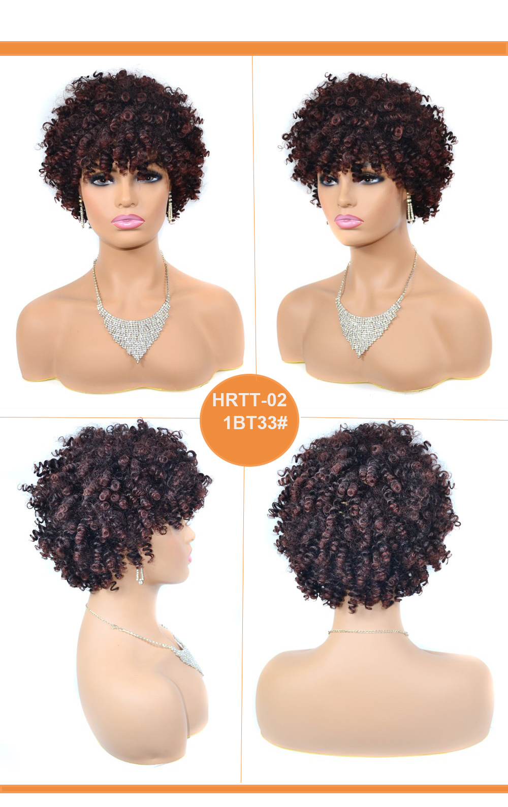 YOUR STYLE , Wig Exporters Short Afro Wigs For Black Women-YOUR STYLE, synthetic wigs synthetic hair extension