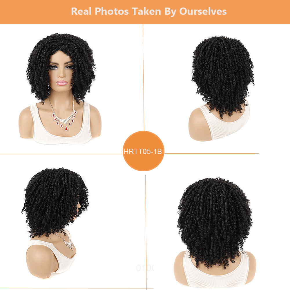 YOUR STYLE Synthetic Short Kinky Curly Wigs Afro Wig Black Women-YOUR STYLE，合成假发合成接发