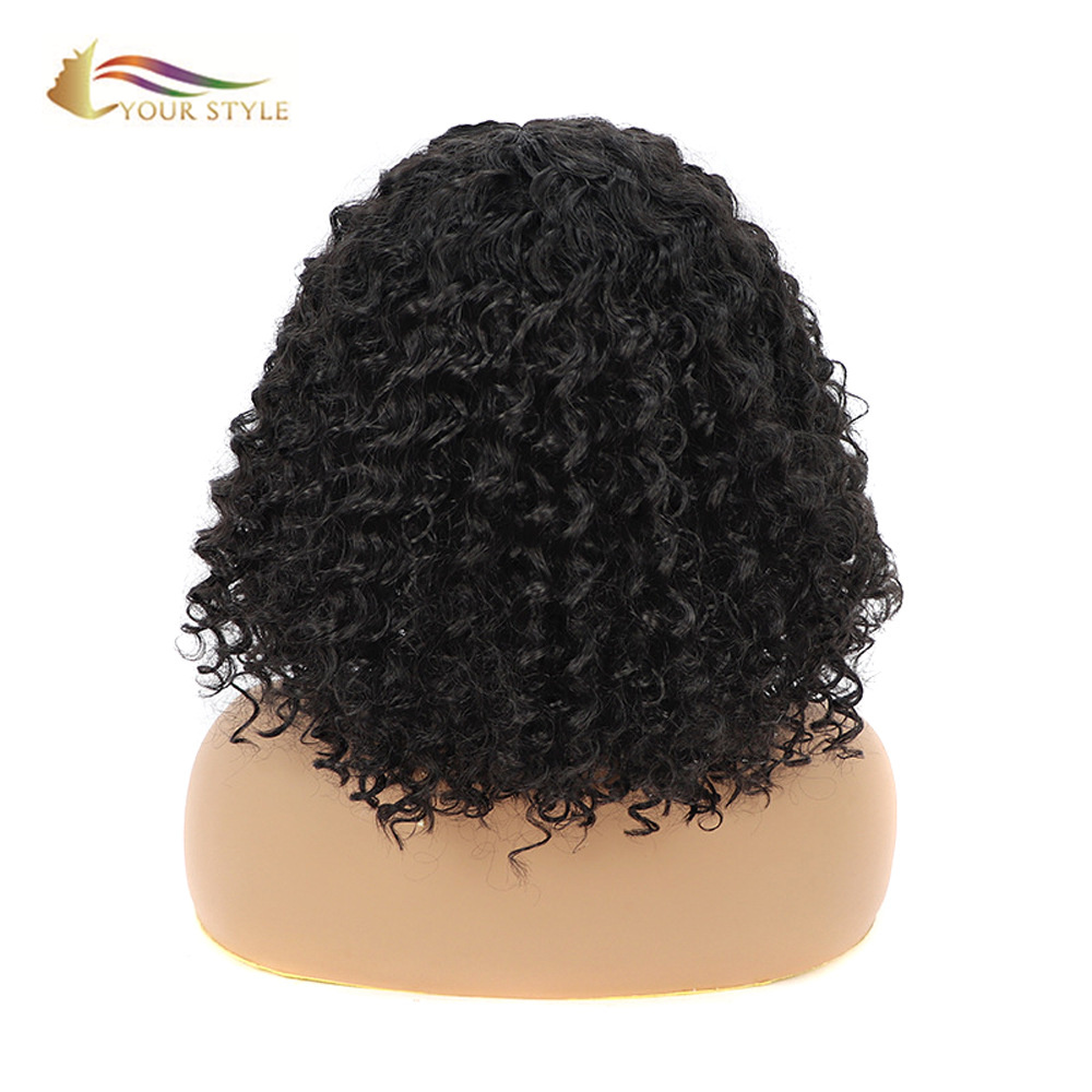 YOUR STYLE, Synthetic Deep Wave Hair Perücken Natural Hair Afro American Black Women-YOUR STYLE, synthetische Perücken, Kunsthaarverlängerung