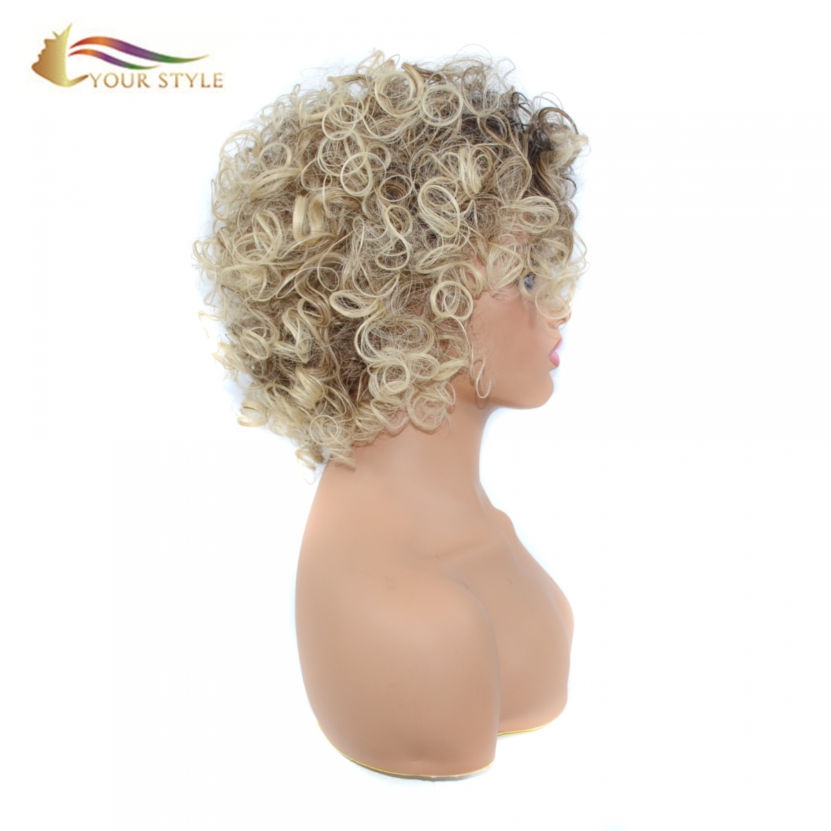 YOUR STYLE , Wig Wholesaler Afro Kinky Curly Wigs For Black Women-YOUR STYLE, synthetic wigs synthetic hair extension