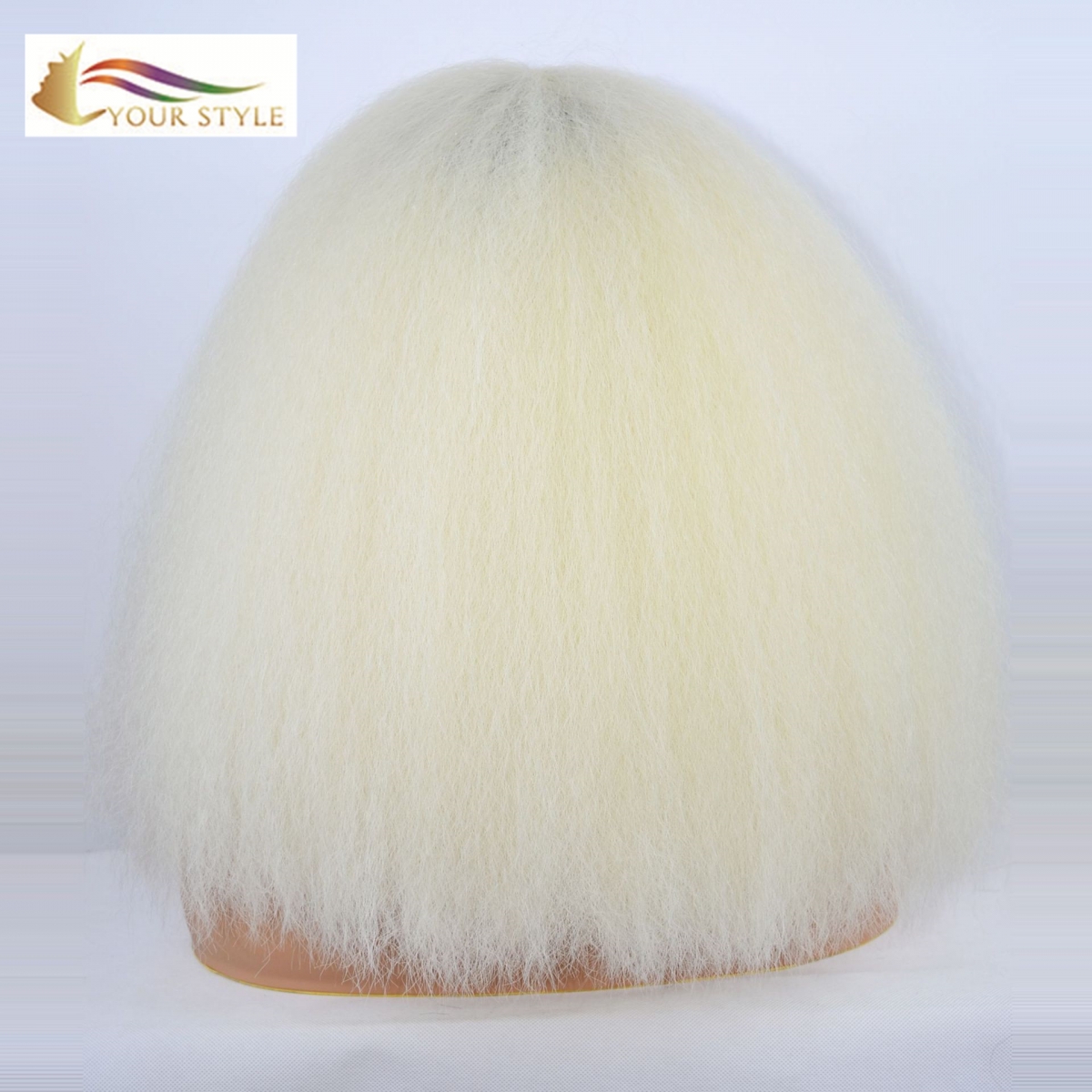 YOUR STYLE , Wig Distributor Synthetic Afro Kinky Curly Hair Wigs Natural Hair Afro Wig Black Woman White Black-YOUR STYLE, synthetic wigs synthetic hair extension