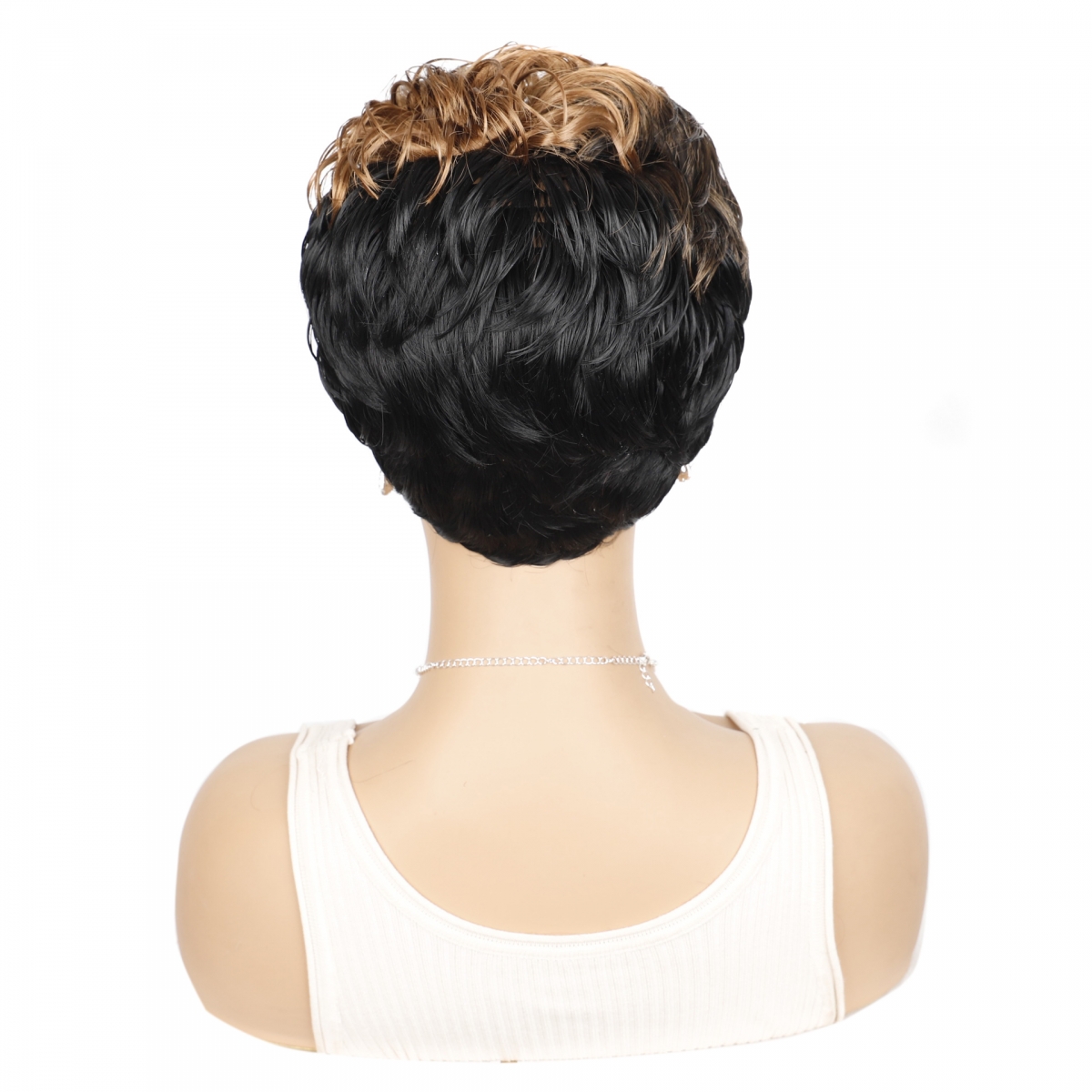 YOUR STYLE ,Wig Wholesaler Synthetic Short Pixie Brown Wigs Short Haircuts For Afro Women Short Hair Wig Female Wigs-YOUR STYLE, synthetic wigs synthetic hair extension