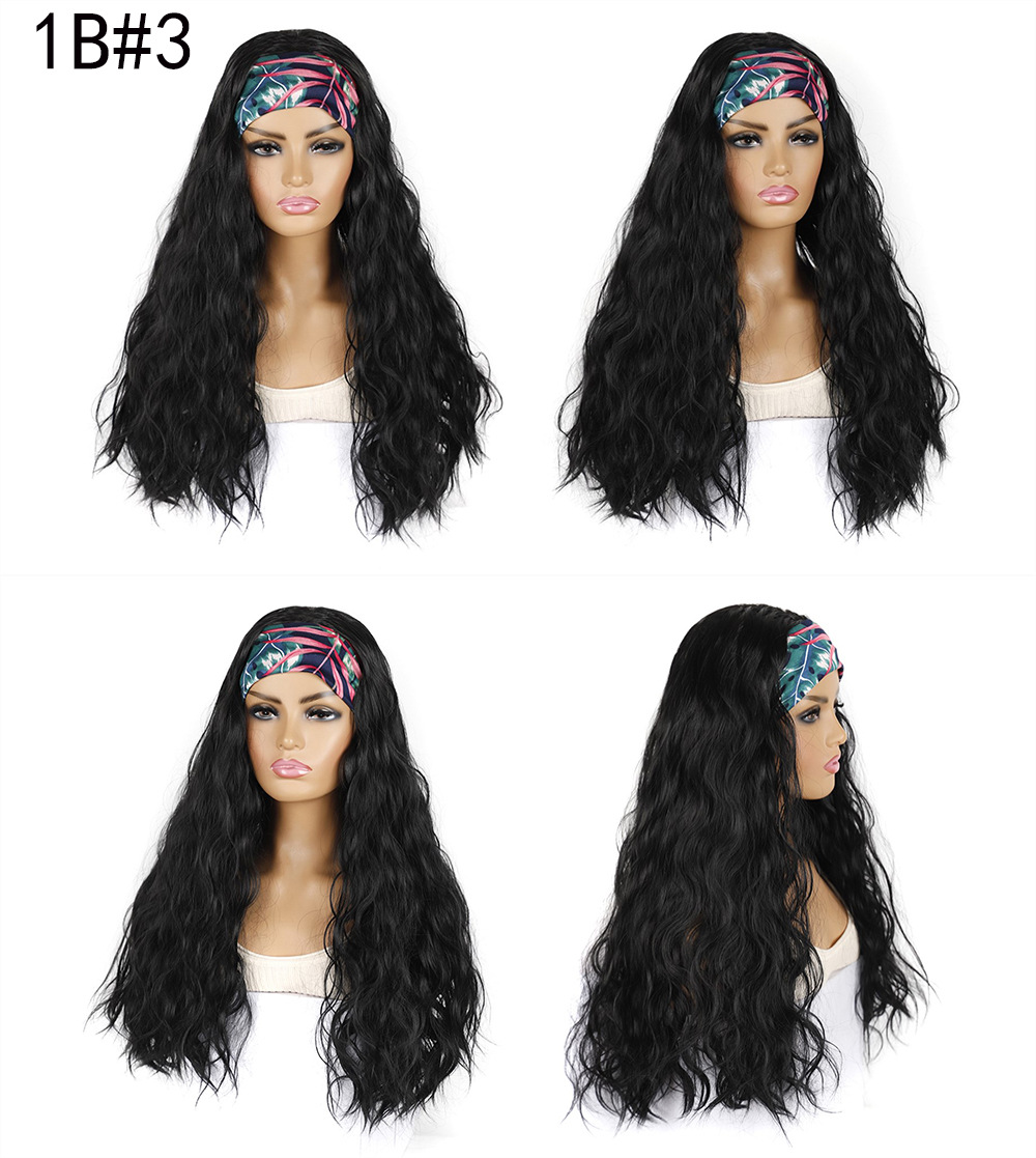 YOUR STYLE , Wig Wholesaler Synthetic Headband Wig  Long Loose Wave Wig Women-YOUR STYLE, synthetic wigs synthetic hair extension