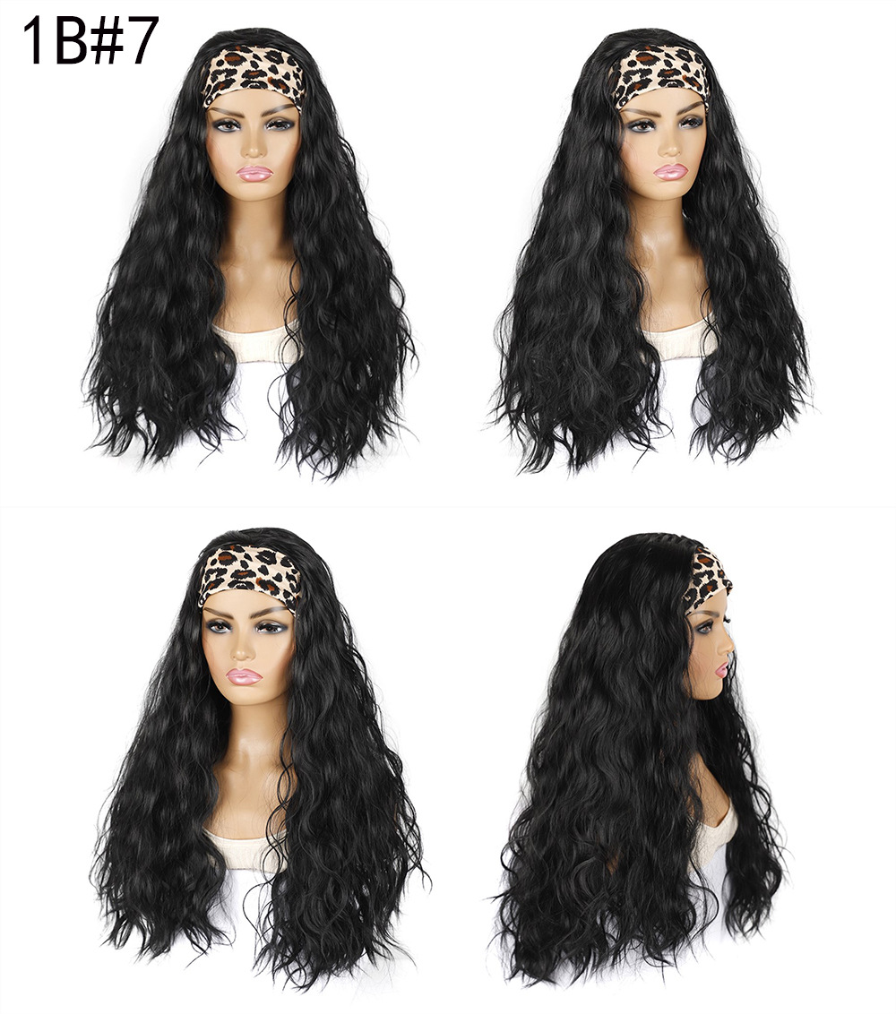 YOUR STYLE , Wig Wholesaler Synthetic Headband Wig  Long Loose Wave Wig Women-YOUR STYLE, synthetic wigs synthetic hair extension