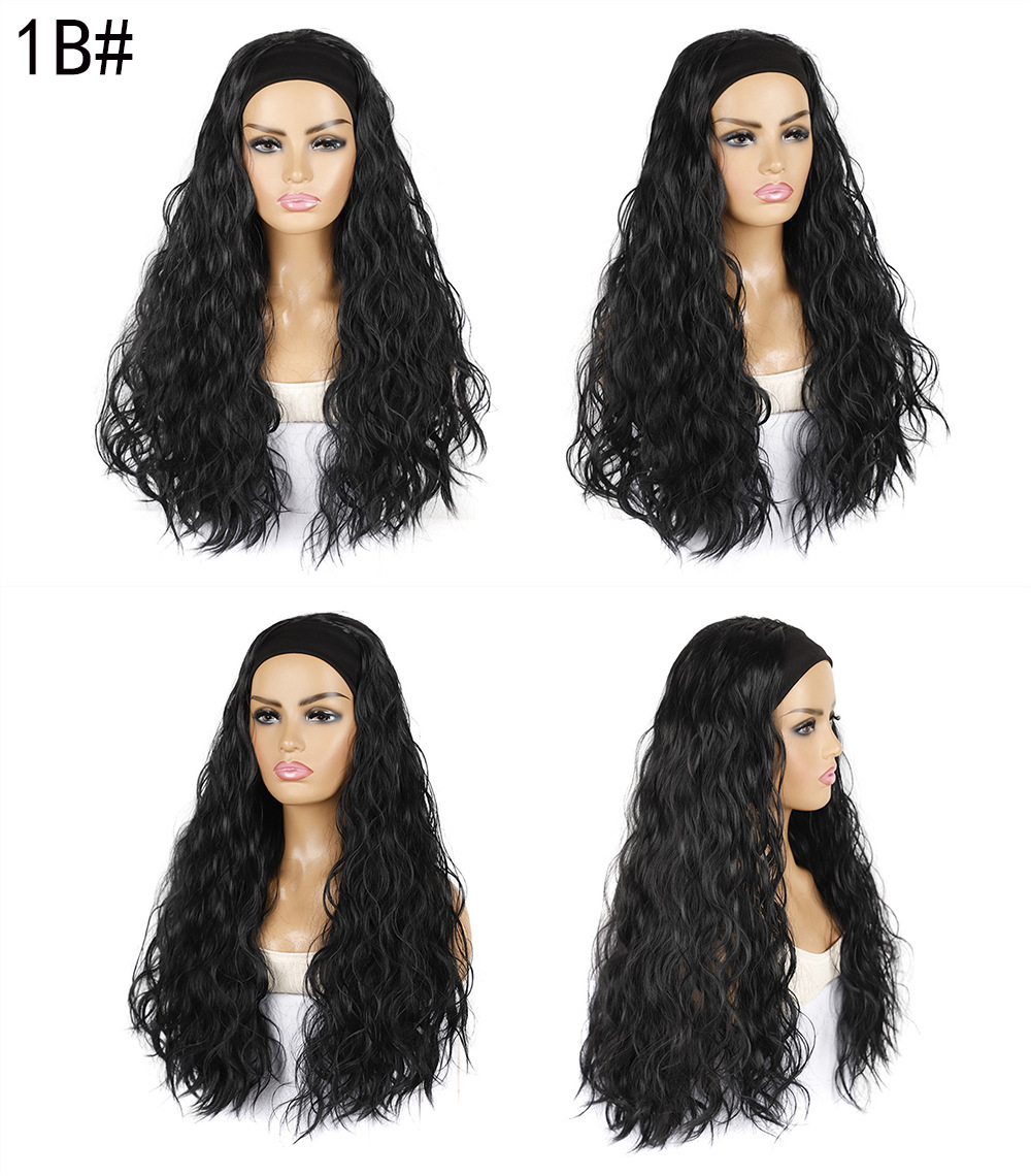 YOUR STYLE , Wig Wholesaler Synthetic Headband Wig  Long Loose Wave Wig Women-YOUR STYLE, synthetic wigs synthetic hair extension