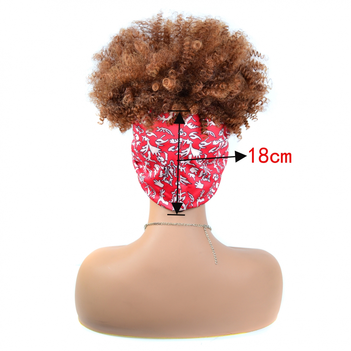 YOUR STYLE , Short Curly Wig Headband Wig Afro Kinky Curly Wig Head Wrap Wig Turban Wrap Wig-YOUR STYLE, synthetic wigs synthetic hair extension