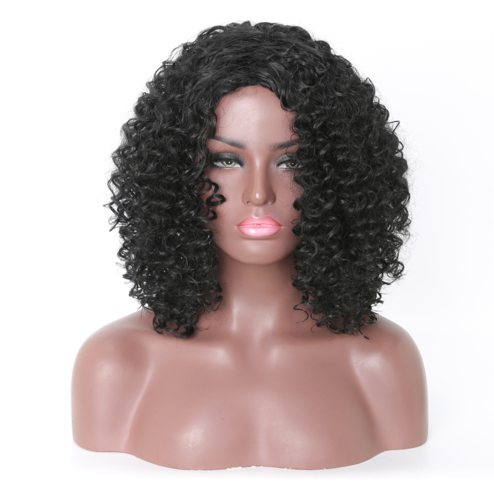 YOUR STYLE , Afro Wigs Synthetic Short Wigs Afro Kinky Curly Wigs For Black Women-YOUR STYLE, synthetic wigs synthetic hair extension