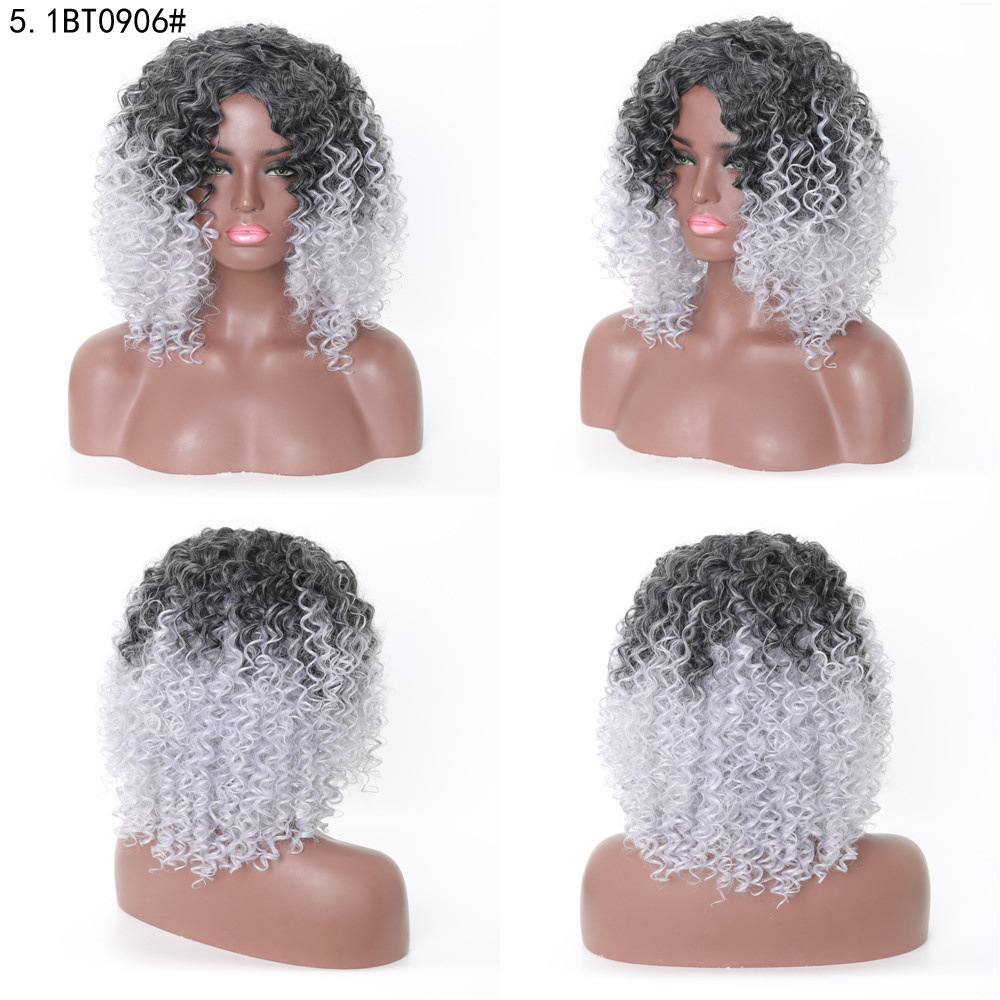 YOUR STYLE , Afro Wigs Synthetic Short Wigs Afro Kinky Curly Wigs For Black Women-YOUR STYLE, synthetic wigs synthetic hair extension