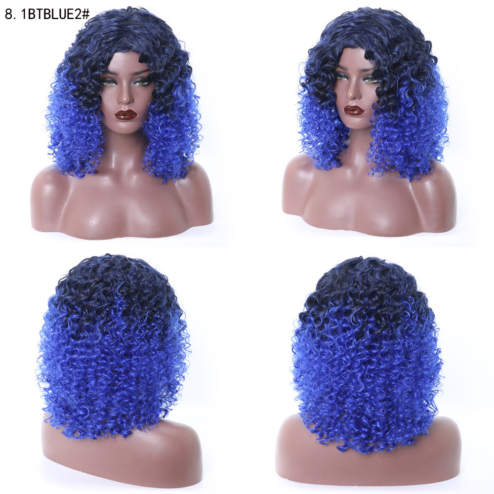 YOUR STYLE , Afro Wigs Synthetic Short Wigs Afro Kinky Curly Wigs For Black Women-YOUR STYLE, synthetic wigs synthetic hair extension