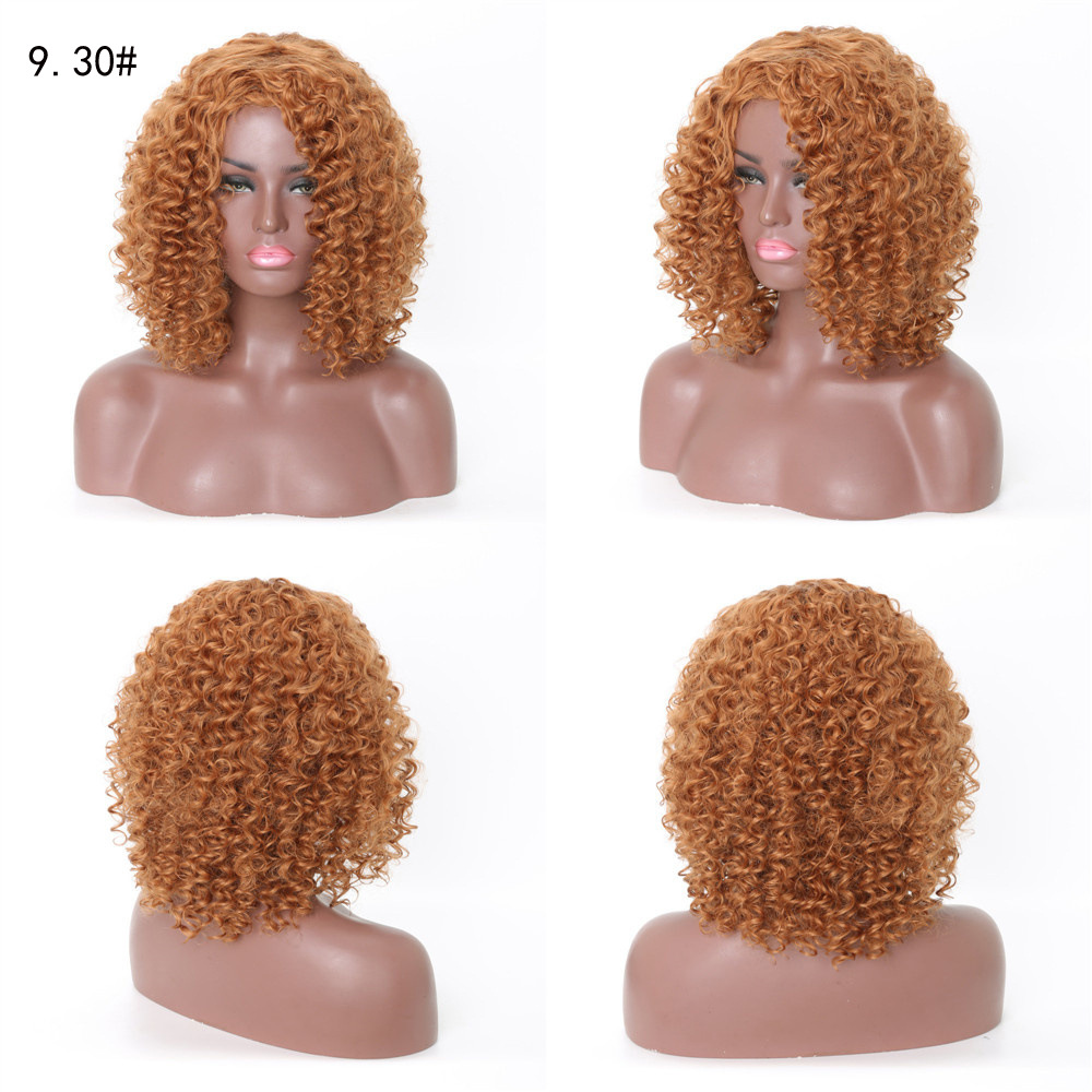 YOUR STYLE , Afro Wigs Synthetic Short Wigs Afro Kinky Curly Wigs For Black Women-YOUR STYLE, synthetic wigs synthetic hair extension