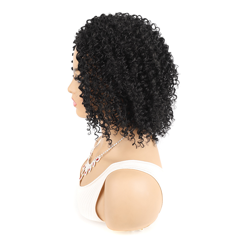 YOUR STYLE , Afro Wig Hair Synthetic Short Kinky Curly Wigs Natural Hair Short Wigs Afro Wigs For African American Black Women-YOUR STYLE, synthetic wigs synthetic hair extension