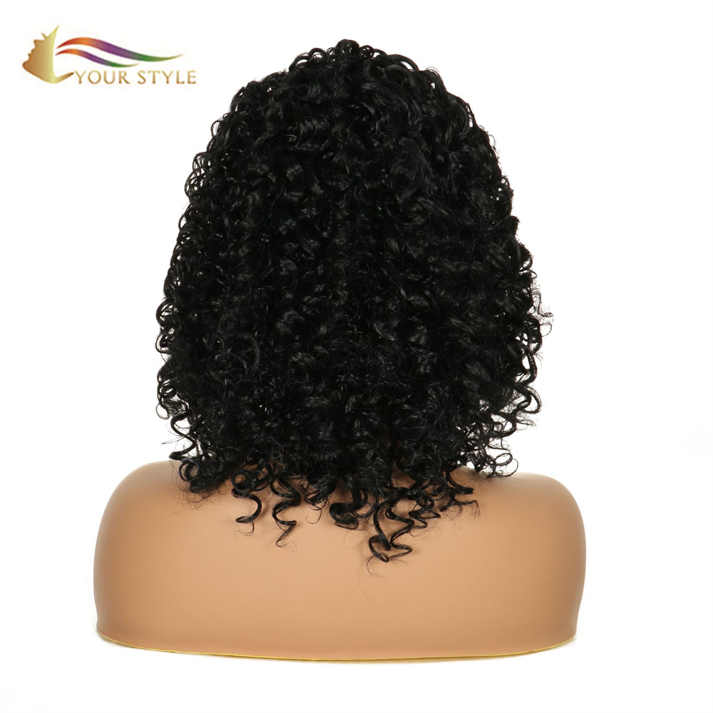 YOUR STYLE Long Afro Kinky Curly Wig Long Curly Wig Hair Black Women Afro Curly Wig Afro American-YOUR STYLE, synthetic wigs synthetic hair extension