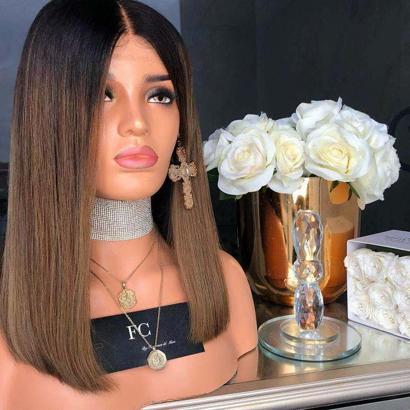 YOUR STYLE Long Straight Wig Middle Part Synthetic Long Wigs For Black Women Long Brown Wigs Party Cosplay Girls Ladies Wigs-YOUR STYLE, synthetic wigs synthetic hair extension