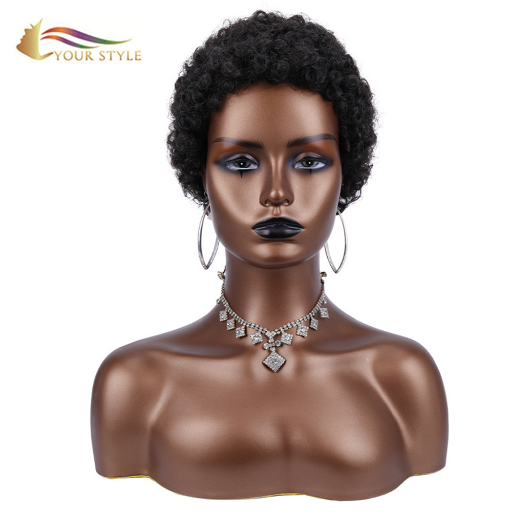 YOUR STYLE Short Wig Afro Black Women Short Pixie Wigs Black Hair Blonde Short Natural Hair Cut-YOUR STYLE, synthetic wigs synthetic hair extension