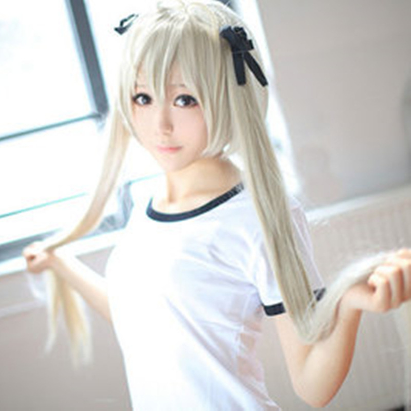 ТАНЫ ЗАГВАР, Wholeslaer Yosuga No Sora урт Cosplay хиймэл хиймэл үдэшлэгийн хиймэл хиймэл үс Хэллоуины хувцасны охидын хиймэл үс-Таны хэв маяг, синтетик хиймэл үс синтетик үс өргөтгөл