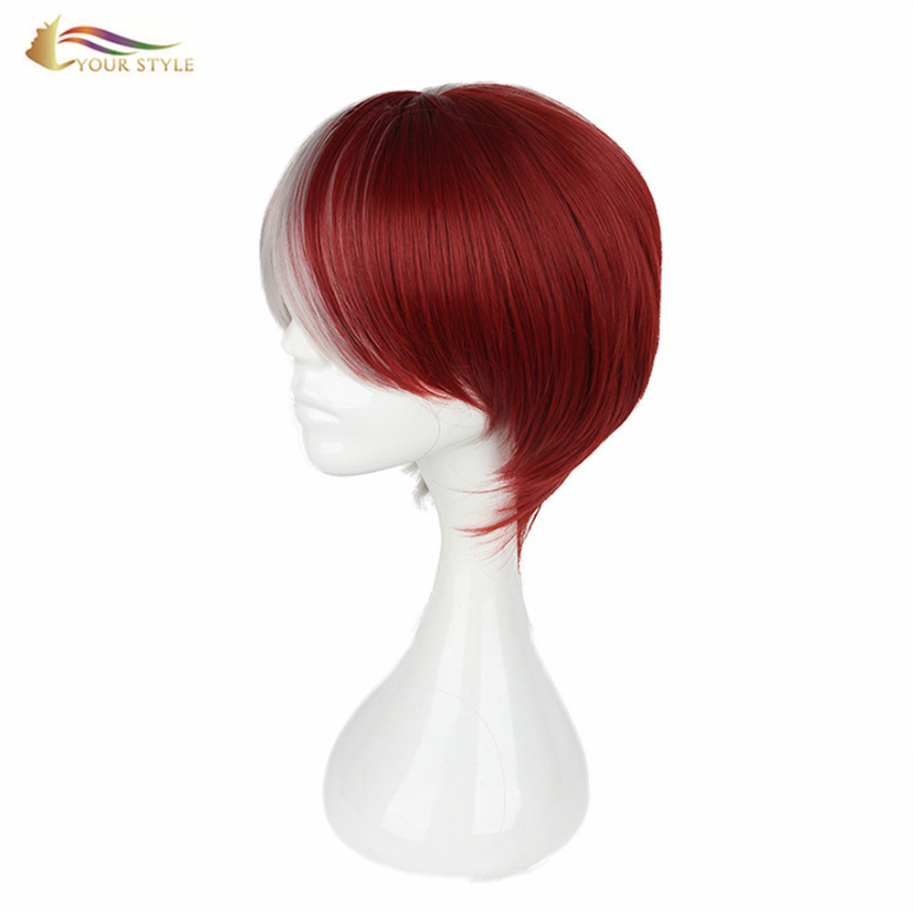 YOUR STYLE , Short Cosplay Wigs Danganronpa Nanami Chiaki Goodbye Despair Platinum Blonde Wig Girls Female  Party Wig Halloween Costume-YOUR STYLE, synthetic wigs synthetic hair extension