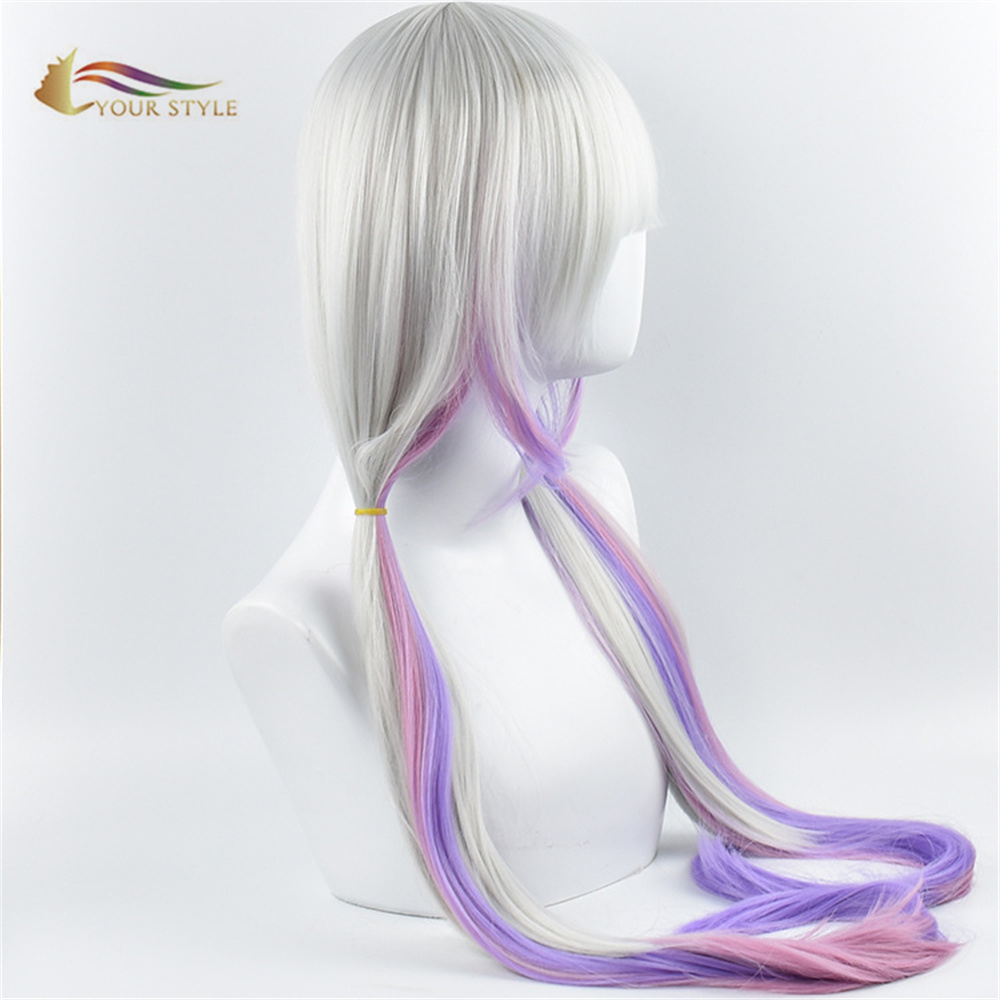 GAYA Anjeun Kanna Cosplay Wig Miss Kobayashi's Dragon Maid Wig Lurus Panjang Wig Harajuku Party Wig Kostum Lebaran-GAYA Anjeun, wig sintétik ekstensi rambut sintétik