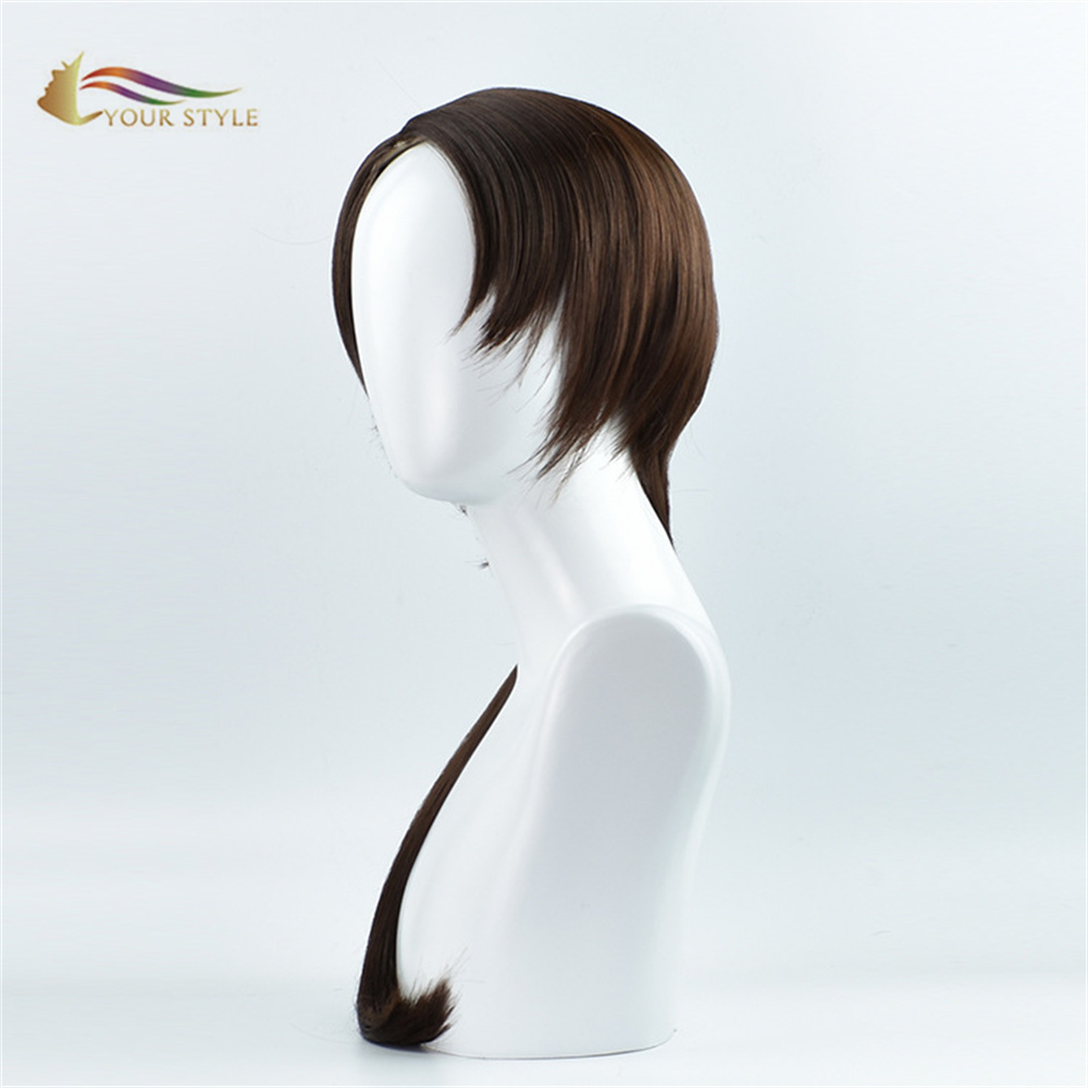 YOUR STYLE , Whoelsale Kashuu Kiyomitsu Cosplay Wig The Sword Dance Long Straight Wigs Brown Synthetic Halloween Costume Female Wigs-YOUR STYLE, synthetic wigs synthetic hair extension